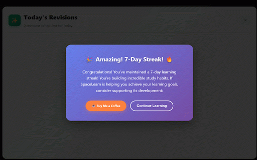 SpaceLearn :: Universal spaced repetition learning system for any study site