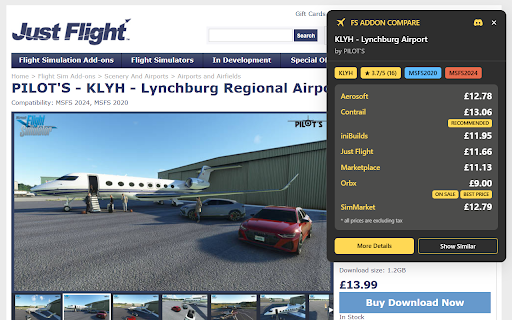 FS Addon Compare :: FS Addon Compare: See where to buy flight sim addons & compare prices directly on developer stores. Save money & time!