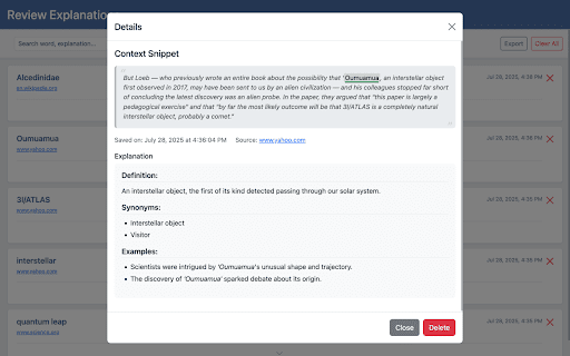 ExplainIt - AI Text Explainer :: Highlight any text on web pages to get instant AI-powered explanations and definitions using your free Google Gemini API key.