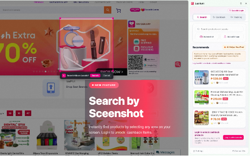 LazHunt :: Find Lazada products, cashback rewards, and order tracking. Affiliate links may return eligible cashback to users.