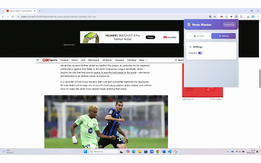 Note Master :: Free extension for contextual notes. All features included!