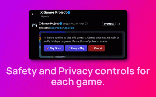 X Games :: Play games right from your X feed.