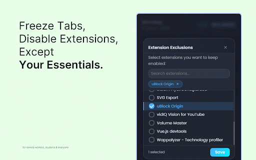 Browster: AI Assistant & Performance/RAM Optimizer :: Your intelligent browser assistant. Optimizes memory, freezes inactive tabs, and automates tasks with AI.