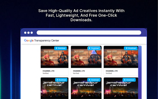 Ad Transparency Center - Images & Videos :: Download product images and videos directly from Google Transparency Center with one click
