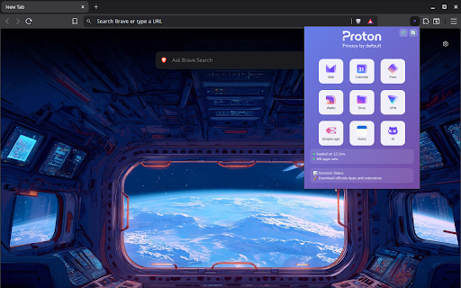 Proton Launcher (unofficial) :: Fast launcher on grid to Proton webapps (unofficial)