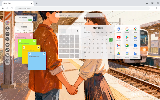 Anime Couple Live Wallpaper :: Anime Couple Live Wallpaper - Live HD video wallpaper for your Chrome new tab.