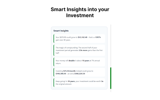 What If Invested - Investment Opportunity Calculator :: See what your purchases could be worth if you invested the money instead