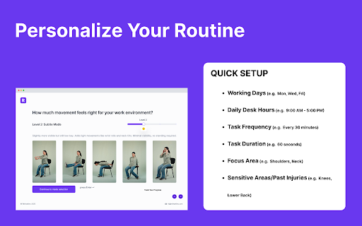 Refreshino . Sit Healthier, Work Smarter :: Refreshino | Your Smart Break & Stretch Assistant