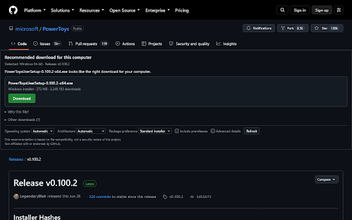 Where's the Damn Download? :: Finds the ready-to-run download for your computer in a GitHub release — and says so honestly when there isn't one.