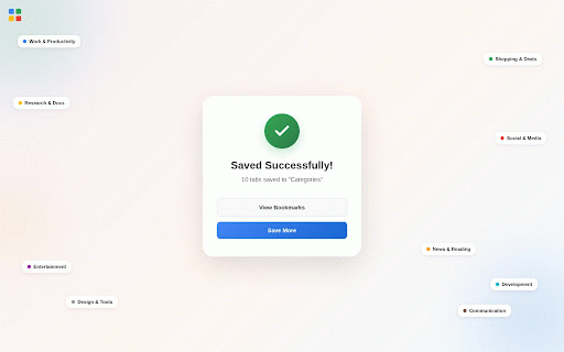 AI Tab Manager :: Intelligent tab management with AI-powered categorization and batch bookmarking