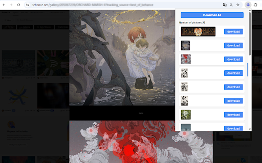 Behance Image Downloader :: Download (batch) the images of works on the https://www.behance.net/ website