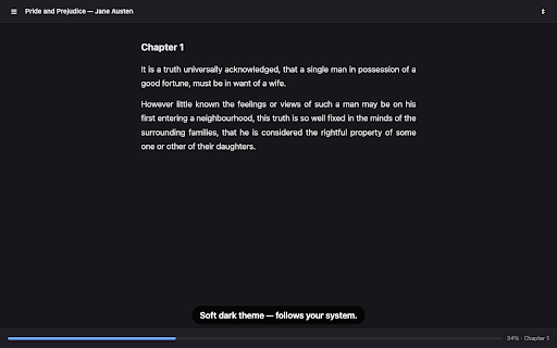 EPUB Reader — Open ePub in Browser :: Open and read EPUB files in your browser — no download, no ads. Vertical scrolling and a clean layout on any device.