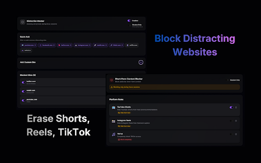 InfiniteArc Focus Companion :: Essential focus tools synced with InfiniteArc webapp - Timer, Blocking, and Ranks
