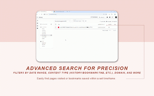 Findex: Local Search for Bookmarks, History, Tabs, Unlimited Storage :: Full-text search engine for history, tabs, bookmarks, and web content. Local-first, unlimited storage, global hotkey.