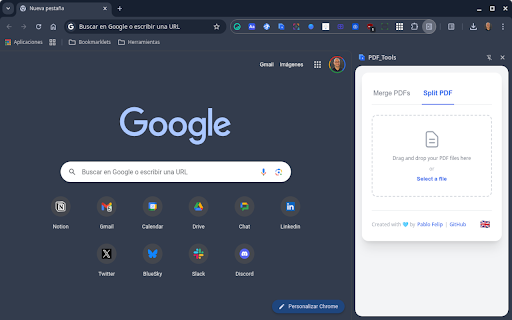 PDF_Tools :: Drag and drop files, reorder them, and merge them into a single PDF. Extract pages or ranges from a PDF into multiple files.