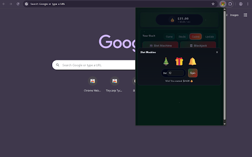 Tinycorp Tycoon :: Tinycorp Tycoon — Update 1.6: Wealth-scaled stocks, buffed slots, configurable Mines bombs, and new Gift Wheel casino game!