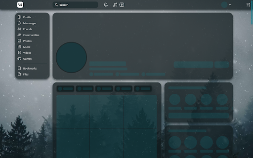 VK Styles - Themes for vk.com :: Install themes for Vkontakte in one click, or adjust colors, backgrounds, fonts and more as you prefer in the settings menu.