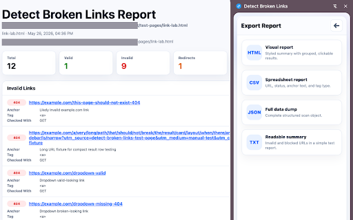 Detect Broken Links :: Quickly Detect broken links with a website broken links checker, find broken links and fix 404 errors with this online tool
