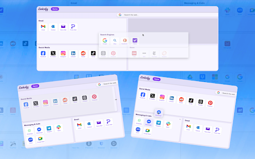 Linkofy – Start Page :: A customizable start page with pages, sections, and quick links.
