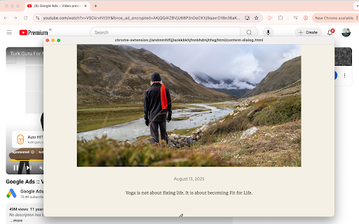Ads Swapper for OTT & YouTube™ :: Turn Ad Breaks Into Fun & Growth—Play Games, Watch Reels, or See Inspiring Quotes While Ads Run.