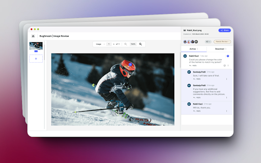 BugSmash Web Extension: Fast feedback capture & sharing. :: Turn any webpage, design or dashboard into an interactive feedback space with BugSmash. Add comments and share it with anyone.