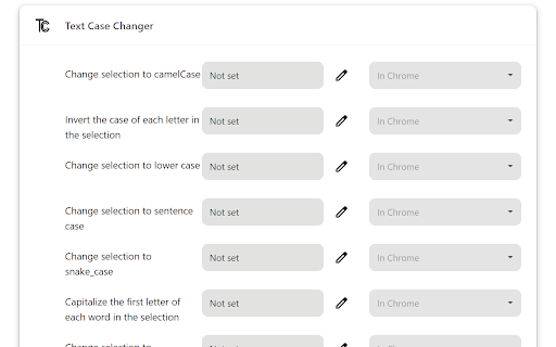Text Case Changer :: Change Case of selected editable text.