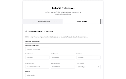 ApplyBuddy Smart Form Autofiller :: Intelligent form autofill extension that learns from your data.