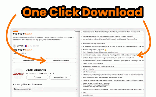 Temu Reviews Exporter :: Temu Reviews Exporter is fast, simple, and FREE to use, try it now!
Easily export Temu product reviews and import them into your…