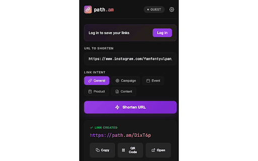 Path.am - Smart URL Shortener :: Instantly shorten any URL with Path.am's intent-aware link shortening. Get analytics, QR codes, and smart preview pages.