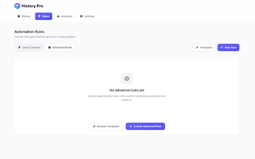 History Pro - Advanced Browsing History Manager :: Intelligent, privacy-first browser history manager with smart automation and deep insights