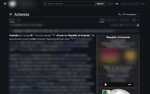 Blur :: Blur any highlighted text or media on a page.