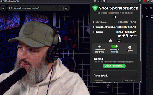 SponsorBlock for Spotify - Skip Sponsorships :: Skip sponsorships, advertisements and more on Spotify podcasts. Report sponsors on episodes you listen to and save others' time.