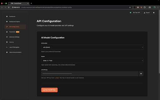 FSB v0.9.72 :: FSB - Universal AI-powered browser automation assistant with multi-model support