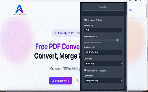 Any To PDF Tools:PDF Compress, Merge, Split, Convert, Rotate :: Convert any file to PDF and edit PDFs - merge, split, compress, convert and more. Works completely offline.