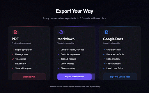 Chat Vault - AI Chat Backup & Export :: Automatically back up, search, and export your AI conversations. Never lose an important chat again.