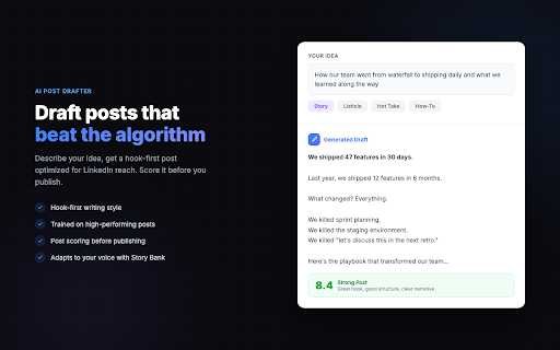 Warmup - Daily LinkedIn Coach :: Your daily 5-minute LinkedIn growth routine. AI-powered coaching, zero automation.