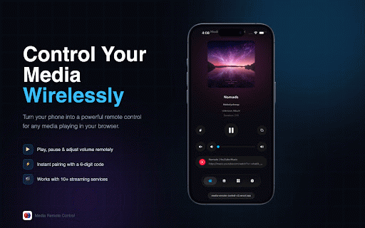 Media Remote Control :: Control your browser media with ease.