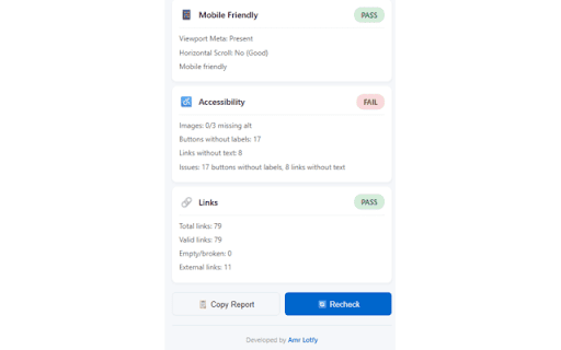 Healthify :: Instantly check any website's health: SEO, performance, security, accessibility & more!