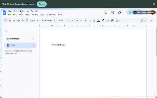 Aglit AI :: Browser automation bridge and user scripts for Aglit AI