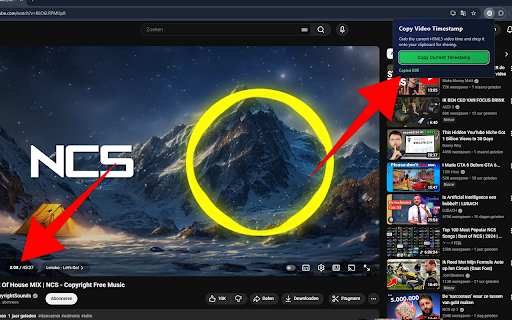 Copy Video Timestamp :: Copies the current playback time of any HTML5 video so you can share exact moments instantly.