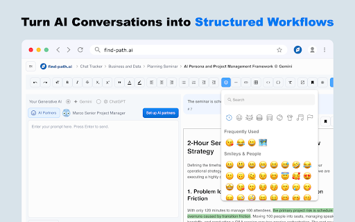 find-path.ai :: find-path.ai is an AI collaboration platform for building structured AI partners, workflows, and reusable outcomes.