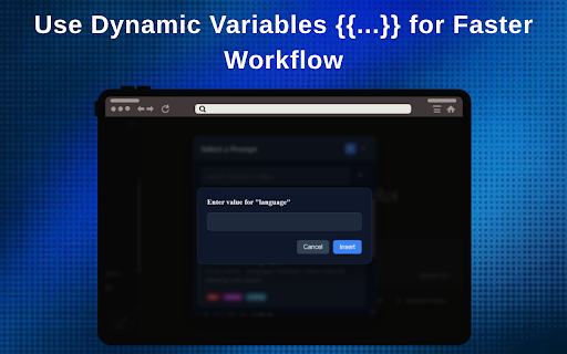AI Prompt Manager :: Manage and inject prompts across multiple AI platforms.
