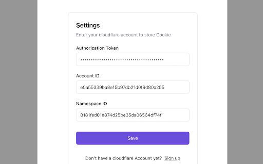 Sync Your Cookie :: A browser extension for syncing cookies and localStorage to Cloudflare KV or GitHub Gist