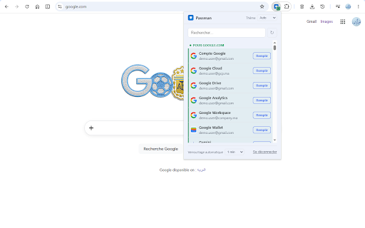 Passman :: Gestionnaire de mots de passe Passman - compagnon de l'application.