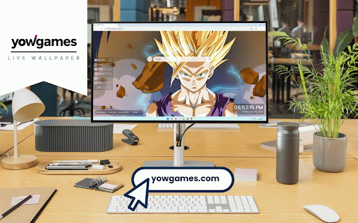 Dragon Ball Gohan Live Wallpaper :: Teen Gohan in Super Saiyan 2 form with crackling blue lightning and floating rocks against dramatic backdrop.