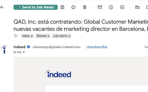 Personal Job Coach: Job Radar :: Save jobs from LinkedIn, Indeed and 60+ job boards to your Job Radar feed in one click.