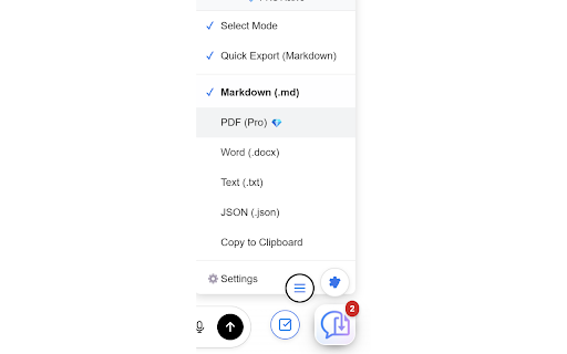 AI Chat Exporter - PDF & Markdown for Gemini, ChatGPT :: Export AI chats to PDF, Markdown & Word. Best exporter for Gemini, ChatGPT, Claude, DeepSeek & Grok. Beautiful formatting.