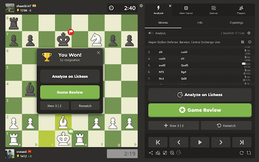 Chess.com Tweaks :: Chess.com Tweaks is a browser extension that enhances your chess experience with a cleaner interface and additional analysis tools.