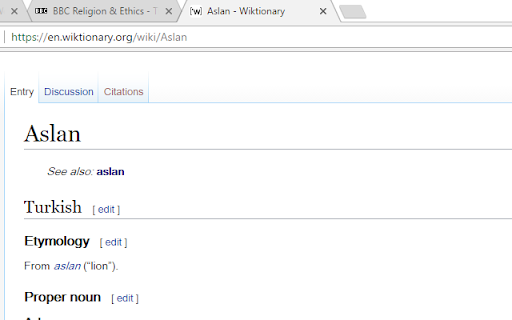 Right-Click Search Wiktionary :: This extension searches for selected text on English Wiktionary via right-click and shows the result on a new 'passive' tab