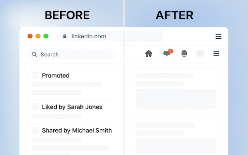 LinkTopics – LinkedIn Feed Cleaner & Ad Blocker :: Clean up your LinkedIn feed. Remove ads, likes and reacted posts, promoted, suggested, and shared posts.